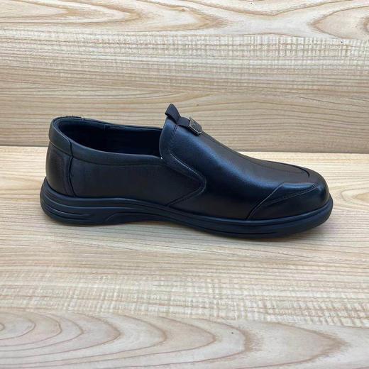 豪行2024年秋冬新品商务休闲真皮套脚简约男单鞋14351660 商品图2