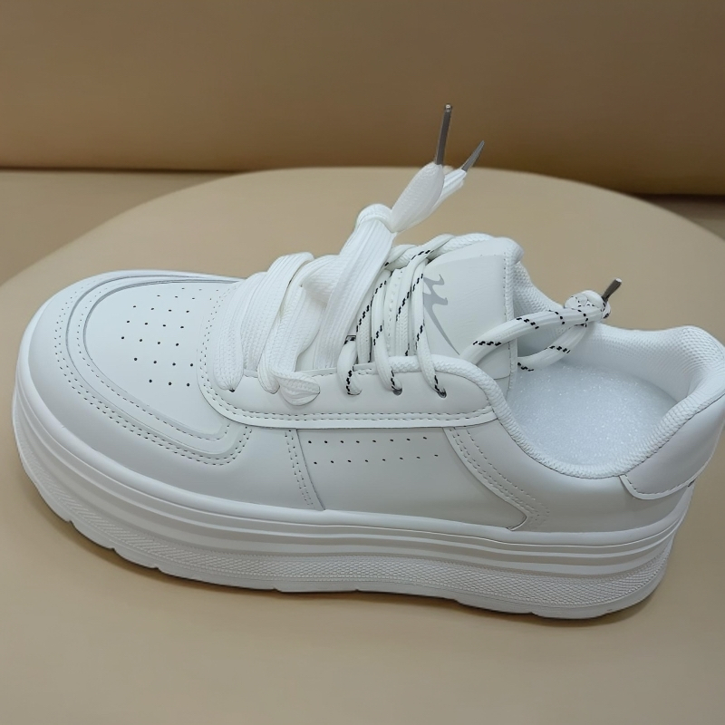 双星名人厚底小白鞋61510