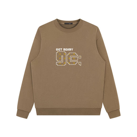 GXG男装【创意字母】时尚潮流男女同款运动休闲情侣款圆领卫衣K&C 商品图6