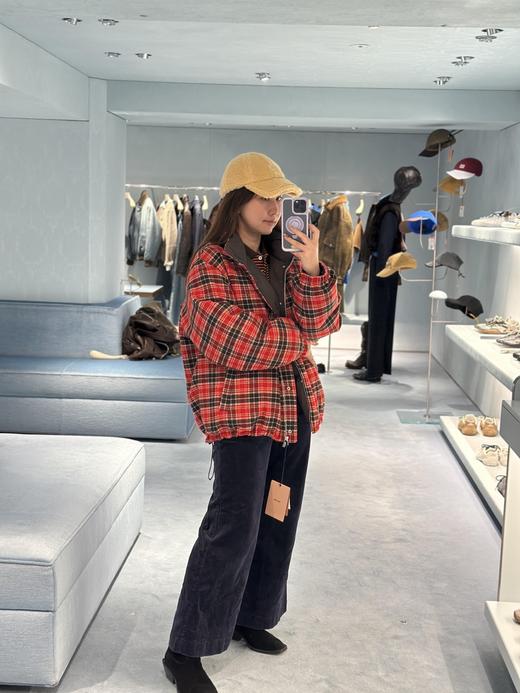 只可换码！不可退！缪缪 25FW秋冬新款 双面穿立领羽绒服外套（DQJ*MM） 商品图4