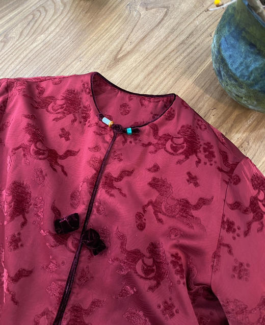 中式福利款！100% 人丝夹棉外套（含 30% 桑蚕丝填充） 商品图2