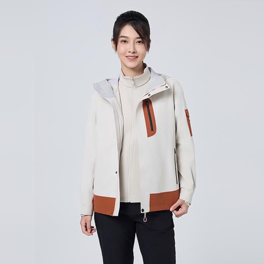 +【乐粉专属】SCALER思凯乐户外三合一冲锋衣男女防风防水25秋冬软壳内胆登山服F2415986/F2405986 商品图3