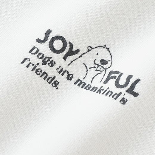 GXG男装26春季创意潮流简约百搭舒适亲肤宽松休闲男式圆领卫衣K&C 商品图4