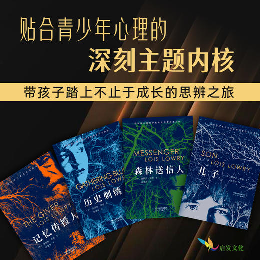 11岁+  新版礼盒装  记忆传授人 4册  启发 商品图2