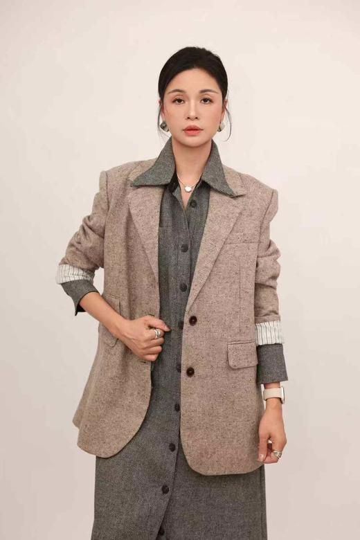H5WT31166#混纺羊毛宽版西装外套 商品图0