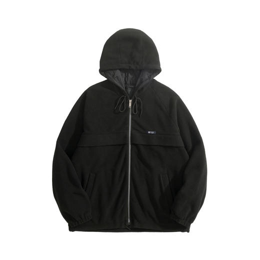 男款摇粒绒连帽夹克外套he020 商品图0