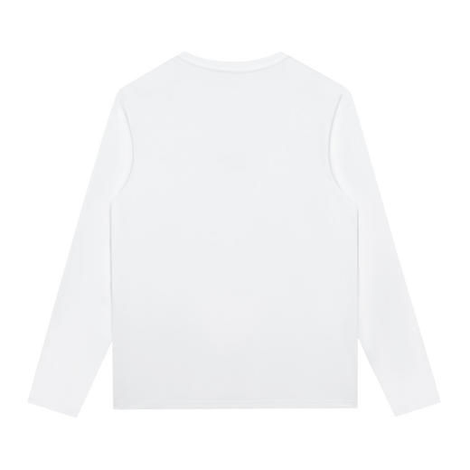 GXG男装【100%棉】26春季时尚字母舒适亲肤圆领休闲男式长袖T恤K&C 商品图3