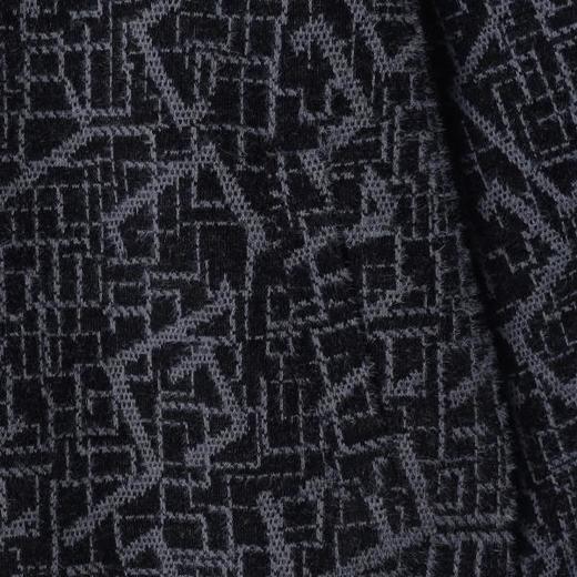 26WY58SDSA秋冬新款痞帅男装潮牌抽象图形设计半拉链立领连帽卫衣百搭 商品图3