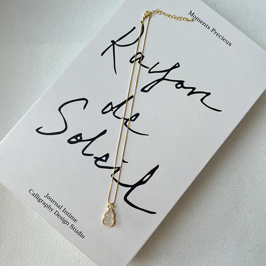 玉髓葫芦项链女新款爆款新中式国风锁骨链高级感颈链项链-纪念日百货门店同款167897294 商品图4