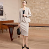 IWY/高级感职业西装套裙女长袖西服包臀裙正式场合两件套通勤装CS2734 商品缩略图1