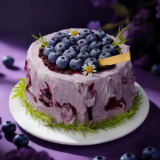 [幽谷.蓝莓秘境]蓝莓酸奶轻乳酪 | 旋木烘焙 商品图0