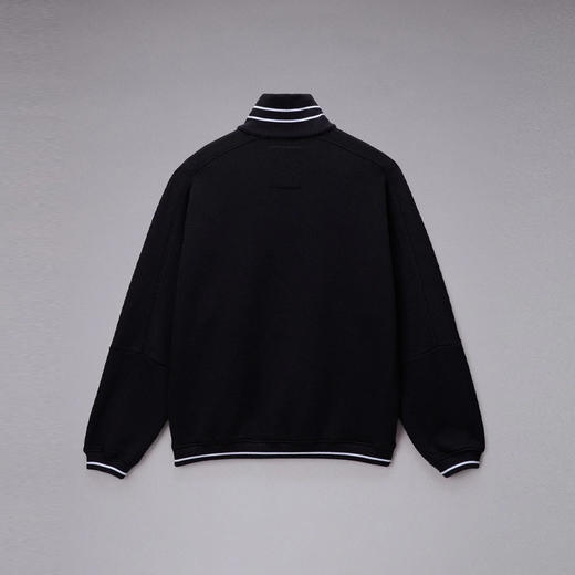 Napapijri 男士字母徽标印花混纺棉质长袖卫衣 黑色 NP0A8B389411 商品图1