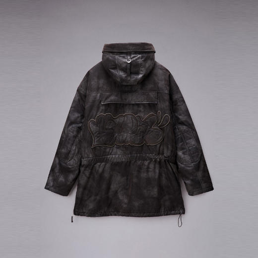 Napapijri 男士字母徽标 Skidoo PDF 防风连帽卫衣 黑灰色 NP0A8B9WFDY1 商品图1