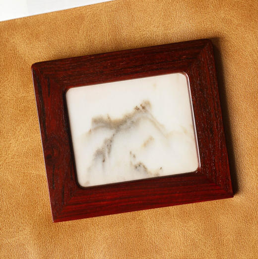 【青山特惠】小叶紫檀 | 云石插屏  摆件 b8 商品图7