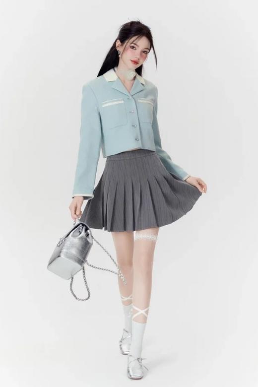 MEETLADY/米莱达 气质小香风小个子短款西装外套 21710 商品图2