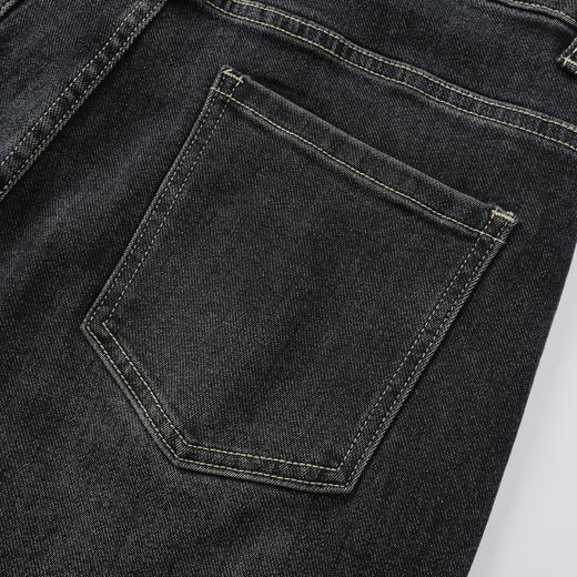 GXG男装25秋季时尚复古舒适百搭休闲宽松直筒日常通勤男式牛仔裤K&C 商品图14