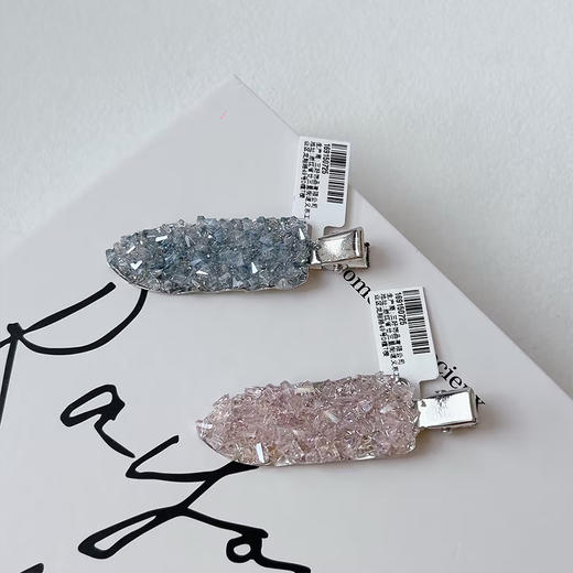 韩版满钻水晶无痕发夹鸭嘴夹发夹甜美时尚刘海碎发侧夹发饰新款发夹-纪念日百货门店同款169150717 商品图2