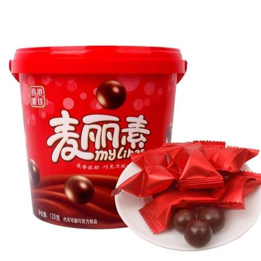 雅佳麦丽素巧克力(桶装)125g 商品图0