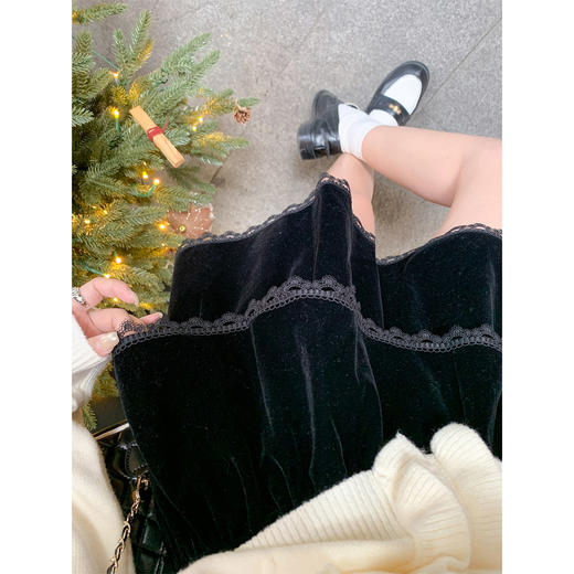 <曾小咸推荐>韩系娃娃领荷叶边针织衫女 商品图2