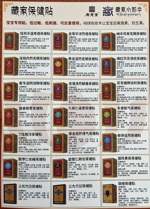 君惠堂穴位贴一盒12贴148元 商品图1