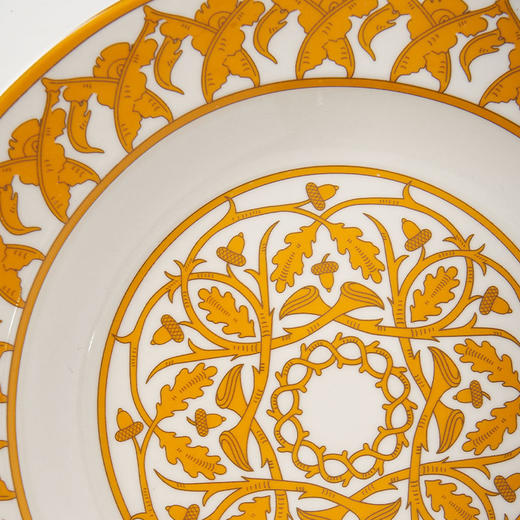 大英博物馆 马约里卡系列 拜占庭纹样 陶瓷盘-金缕缠枝 商品图3