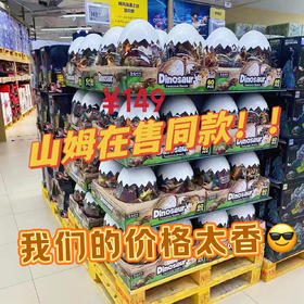 【打造娃的“掌上自然博物馆”】山姆同款恐龙模型玩具50件套巨无霸超能蛋 打开三个神奇世界！50件套认知启蒙宝盒 森林精灵，深海奥秘到动物世界