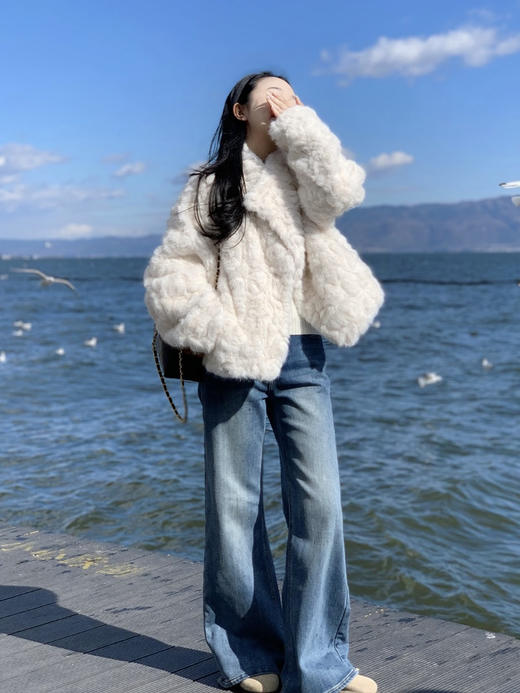 【百图lulu定制】【高原皮草】 毛质厚实 精致优雅 皮草外套 商品图10