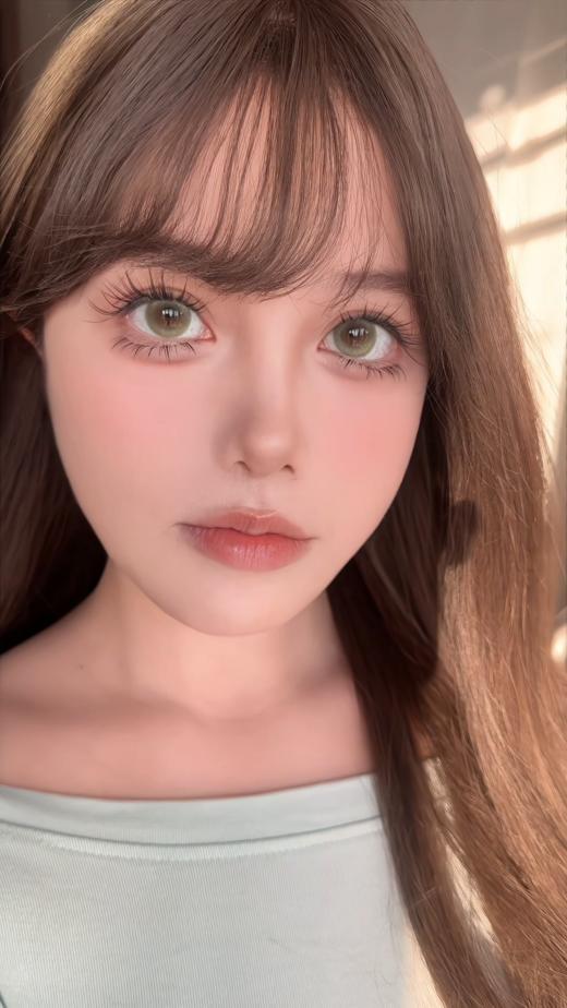 kira日抛 豚草愿力 绿/木薯心 棕 14.2mm 日抛无售后！！ 商品图4