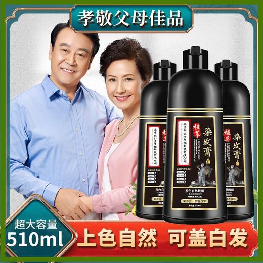 【无需调配❗️植萃染发膏】10分钟轻松染发，居家染发不沾头皮，复配染发养护成分，不伤发安心染一支黑懒人自己在家染发剂QQ 商品图2