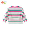 贝贝怡童装女童长袖条纹T恤纯棉上衣2026春季新款儿童打底衫潮ZB1FS037 商品缩略图7