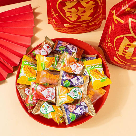 众星平安喜乐什锦果味软糖300g 商品图4