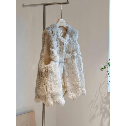 丁摩 新中式双面穿百搭复古马甲对襟盘扣国风高级感复古背心8380 商品图2