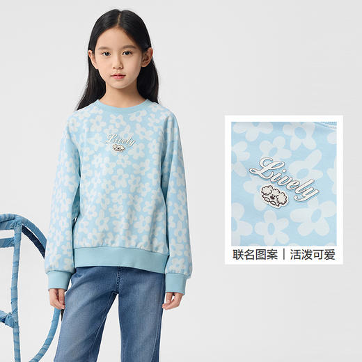 【miiiiichanIP】巴拉巴拉童装儿童长袖卫衣女童春季上衣印花时尚 商品图3