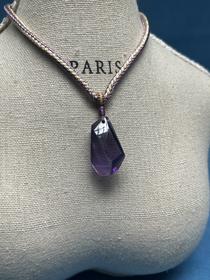 迷罗元和堂 巴西紫水晶净水小情吊坠【器悟雅玩】