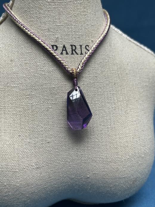迷罗元和堂 巴西紫水晶净水小情吊坠【器悟雅玩】 商品图0