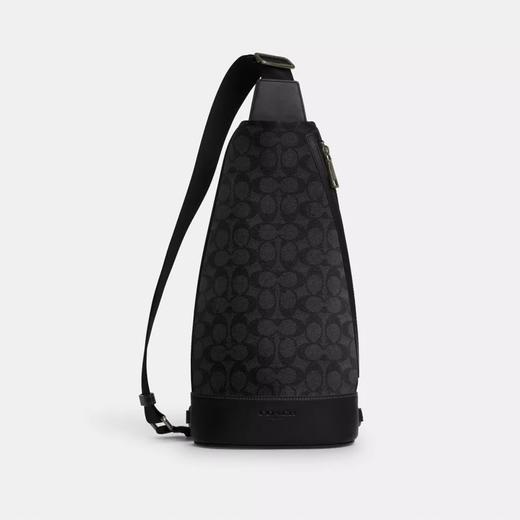 3折！Coach经典老花Dominic男士骑行包包胸包 商品图6