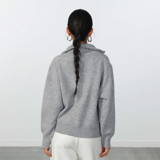 韩系极简半拉企鹅毛衣-纪念日百货门店同款169096562 商品图2