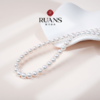 阮仕珍珠 白玫瑰系列S925银日本akoya珍珠项链8-9mm  正圆 微瑕 极强光（吉尔德证书ROSE等级） 商品缩略图0