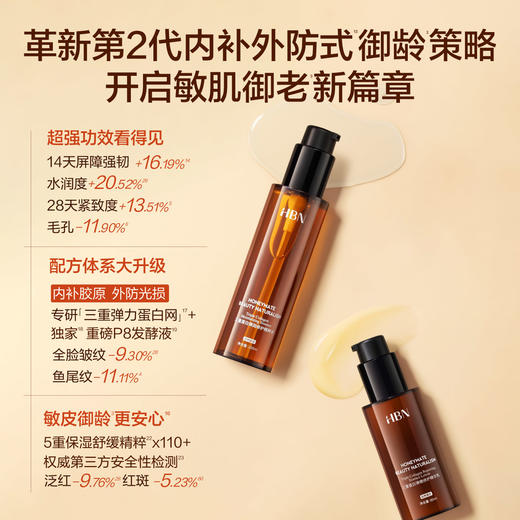 【限时买1送1】HBN弹簧水乳套装（蛋白水100ml+蛋白乳80ml） 商品图1