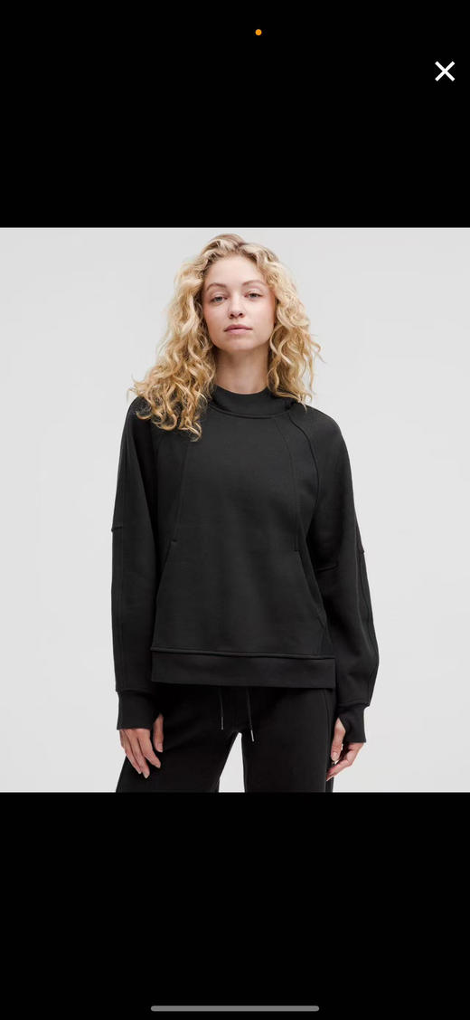 原价¥1200，特价¥599直邮到手！Lululemon Scuba 宽松版卫衣， 前短后长不挑！ 只有一个码，能穿到125斤 商品图9