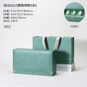 36元一套/一件16套 / 壹路领鲜 3合1【SD107子弹罐】薄荷绿