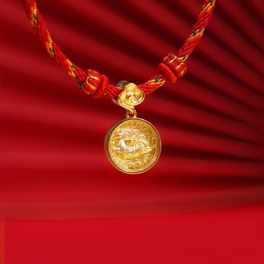 央视春晚 足金马年纪念款红绳 商品图2