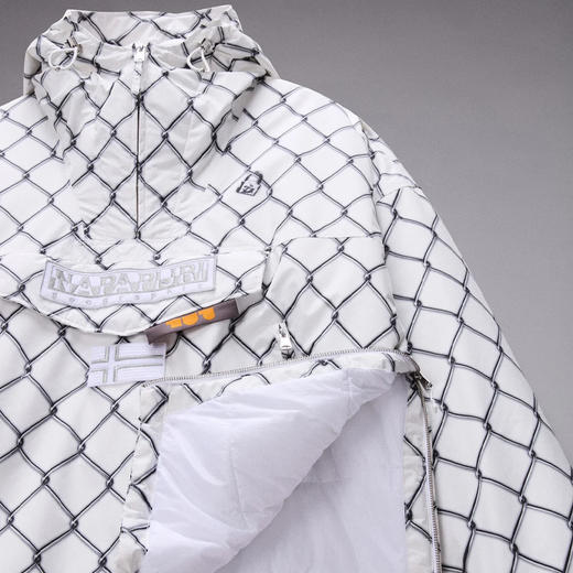 Napapijri 男士字母徽标贴片连帽卫衣 格子 NP0A8AROFC31 商品图2