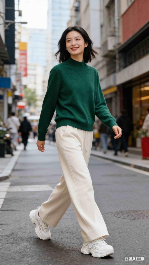 福利价185元，689271全羊毛无缝一体单层中高圆领羊毛衫，轻薄，柔软，年终温暖贴心价，售完无补，先到先得！挂拍图见详情页 商品图5