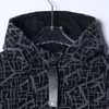 26WY58SDSA秋冬新款痞帅男装潮牌抽象图形设计半拉链立领连帽卫衣百搭 商品缩略图2