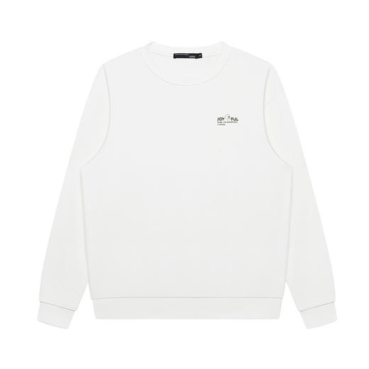 GXG男装26春季创意潮流简约百搭舒适亲肤宽松休闲男式圆领卫衣K&C 商品图1