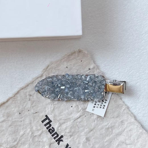 韩版满钻水晶无痕发夹鸭嘴夹发夹甜美时尚刘海碎发侧夹发饰新款发夹-纪念日百货门店同款169150717 商品图3