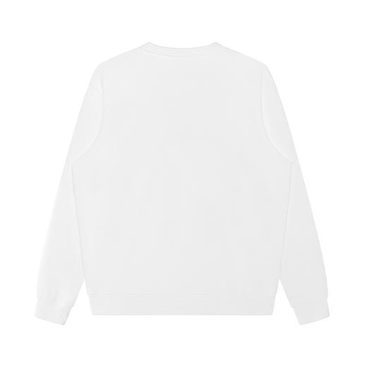 GXG男装【100%棉】26春季卡通刺绣小熊男女同款慵懒风圆领卫衣K&C 商品图3