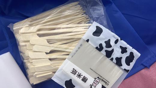 （100竹签+糯米纸+包装袋）冰糖葫芦串签一次性竹签 家用网红迷你糖葫芦专用签制作材料工具 商品图12