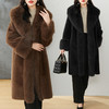 休闲宽松加厚皮草，一体毛绒大衣HR-ZMFS23161 商品缩略图2